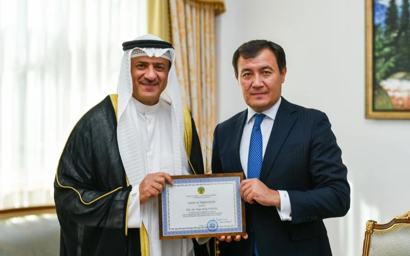 Kazakh Deputy FM receives outgoing Kuwaiti ambassador 
