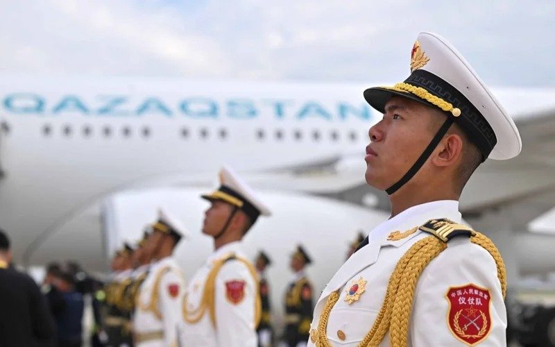 President Kassym-Jomart Tokayev lands in Tianjin for SCO summit