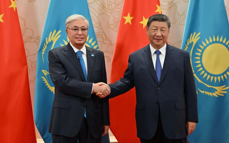 Kazakh, Chinese Presidents hold talks 