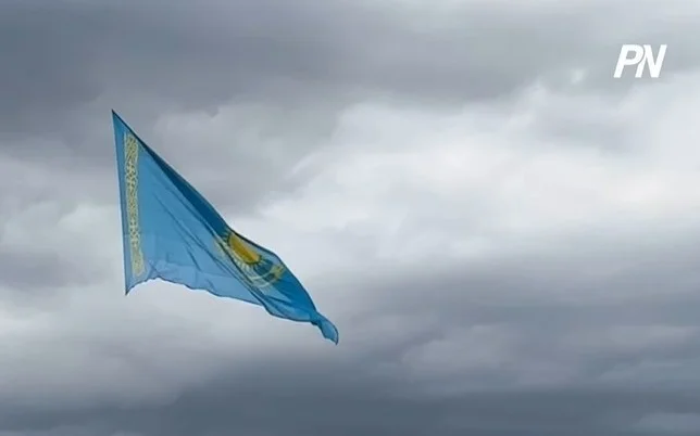 Павлодарда Мемлекеттік туды дронмен көтеруден рекорд орнатылды