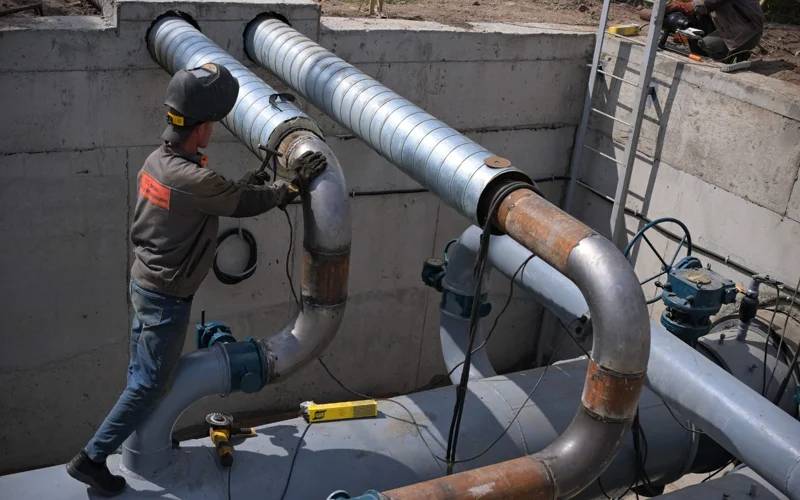 Подготовка к зиме: более 20 км теплосетей отремонтировали в Экибастузе