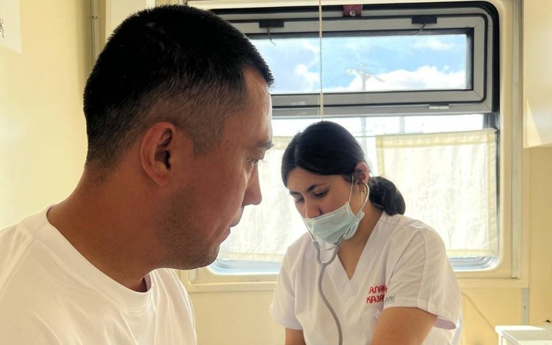 «Salamatty Qazaqstan» medıtsınalyq poıyzy Pavlodar oblysyna jetti «Salamatty Qazaqstan» medıtsınalyq poıyzy Pavlodar oblysyna jetti