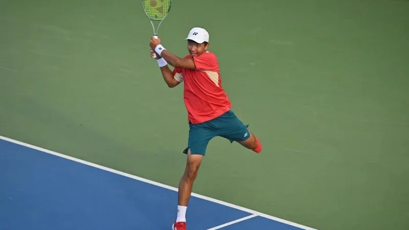 Зангар Нурланулы обыграл 13-ю ракетку мира ITF Juniors на юниорском US Open