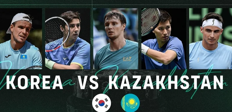 Tennısten Devıs kýbogy: Koreıamen matchta Qazaqstan namysyn kimder qorǵaıdy 