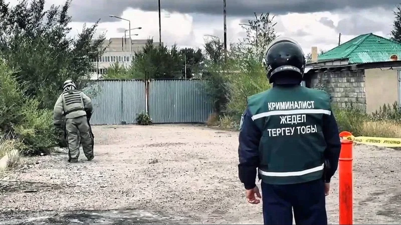 В области Абай обезвредили подозрительный предмет, похожий на снаряд