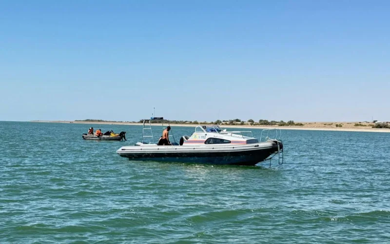 поиски утонувшего на Капшагае 