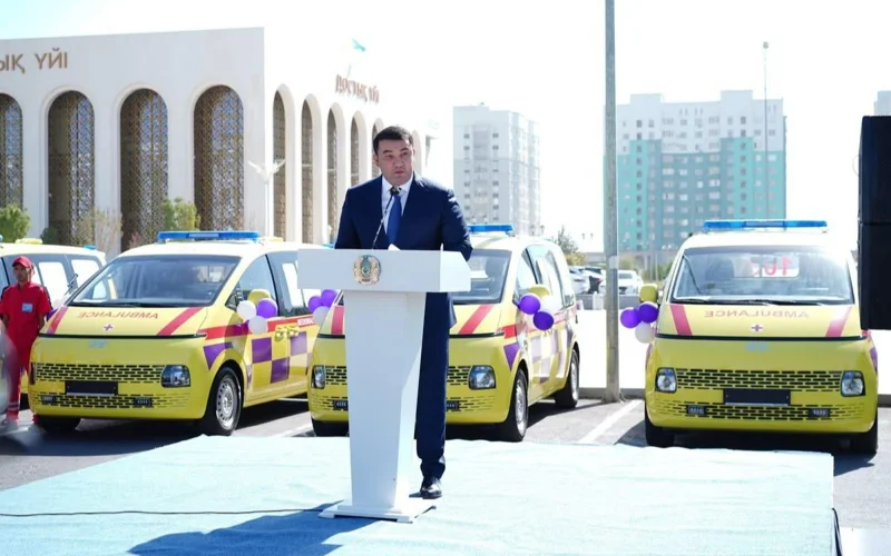 Түркістан облысында медициналық ұйымдарға 60 жедел жәрдем көлігі берілді