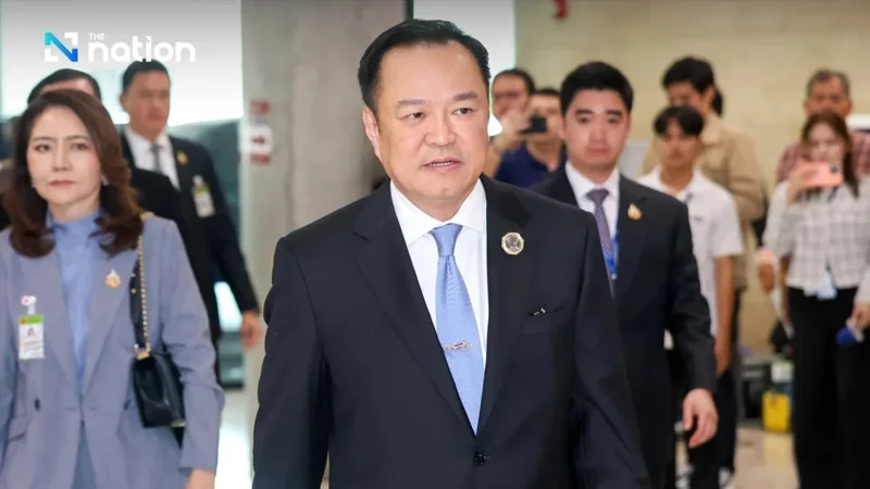 Thailand's parliament elects Anutin Charnvirakul as new PM
