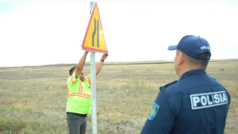 В области Абай искусственно сужают дороги