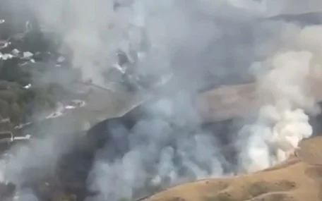 возгорание камыша потушили в Алматинской области