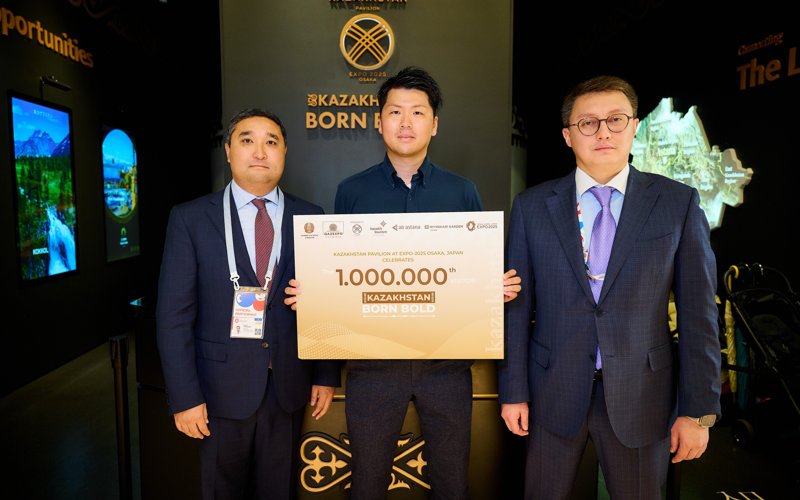 EXPO 2025 Osaka көрмесіндегі Қазақстан павильоны миллионыншы мейманын қарсы алды EXPO 2025 Osaka көрмесіндегі Қазақстан павильоны миллионыншы мейманын қарсы алды