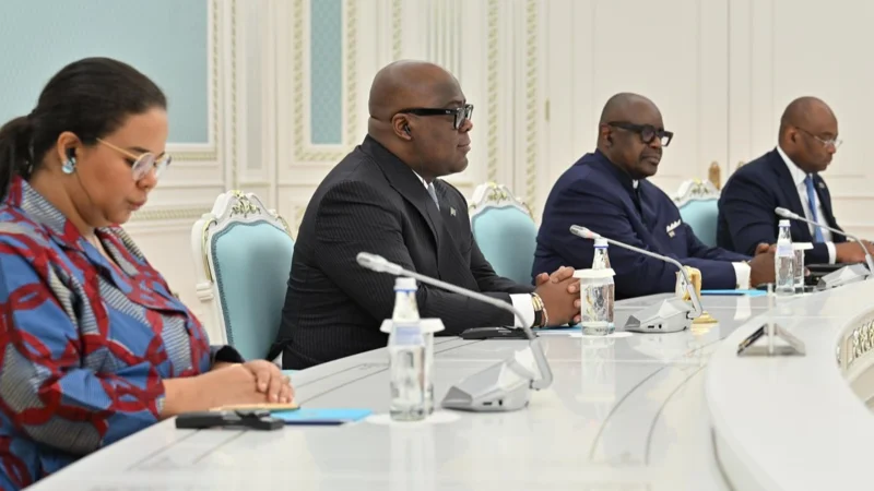 Казахстан и ДРК могут вместе перерабатывать кобальт, медь и уран — Президент Феликс Чисекеди