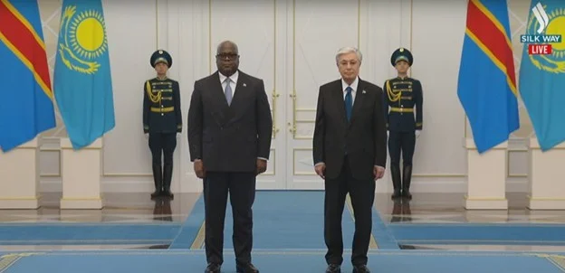 Қасым-Жомарт Тоқаев Ақордада Конго Президентін қарсы алды 