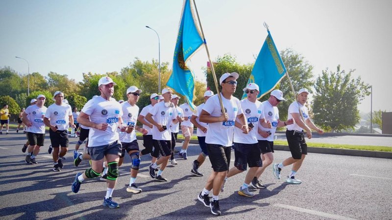 Polıtseıler «Shymkent Marathon – 2025» is-sharasyna qatysty
