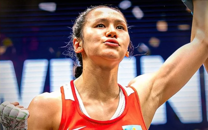 Alua Balkibekova wins her 2nd World Boxing Championships of the year