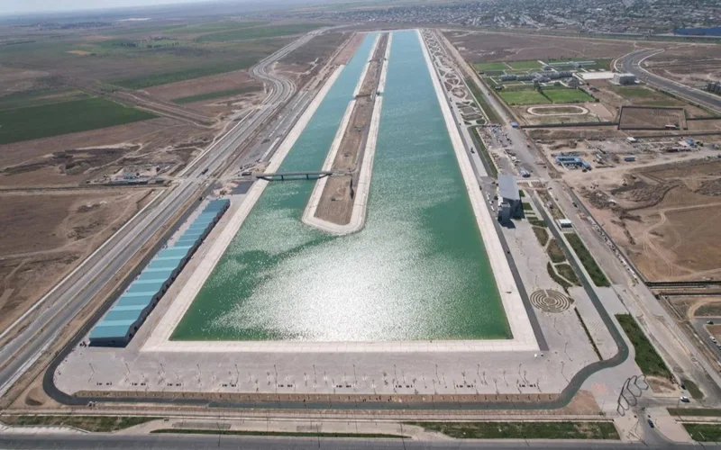 Central Asia's largest rowing canal opened in Turkistan