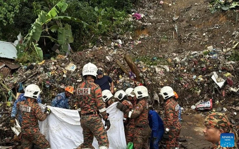 11 killed in landslides in Malaysia's Sabah state