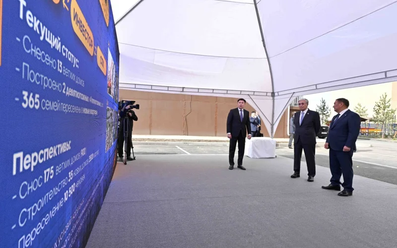 Новый генплан Кокшетау представили Главе государства  