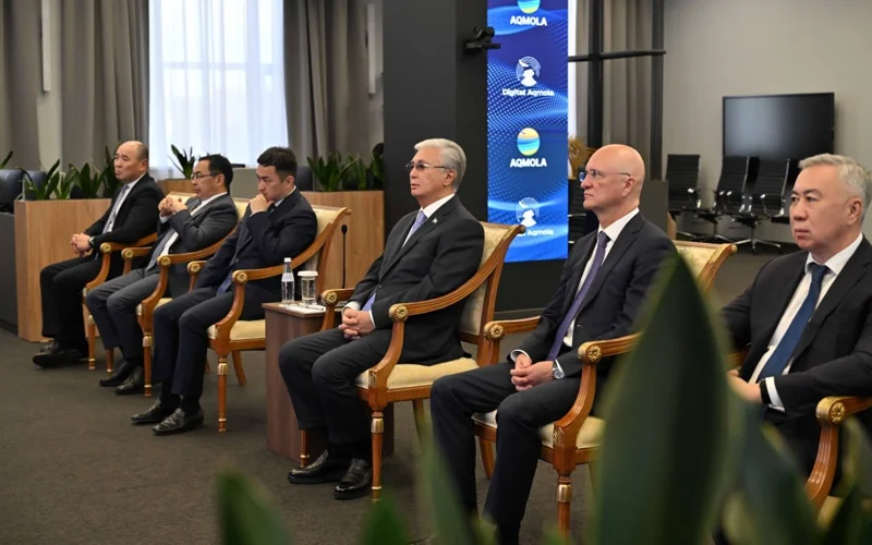 Касым-Жомарт Токаев принял участие в церемонии запуска подачи природного газа в Косшы