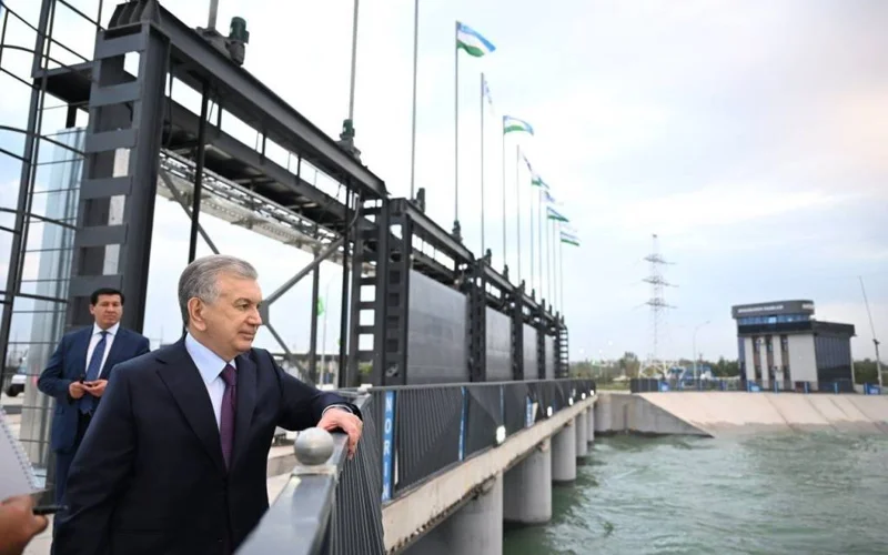 The first entirely domestic hydropower plant launched on the Naryn River