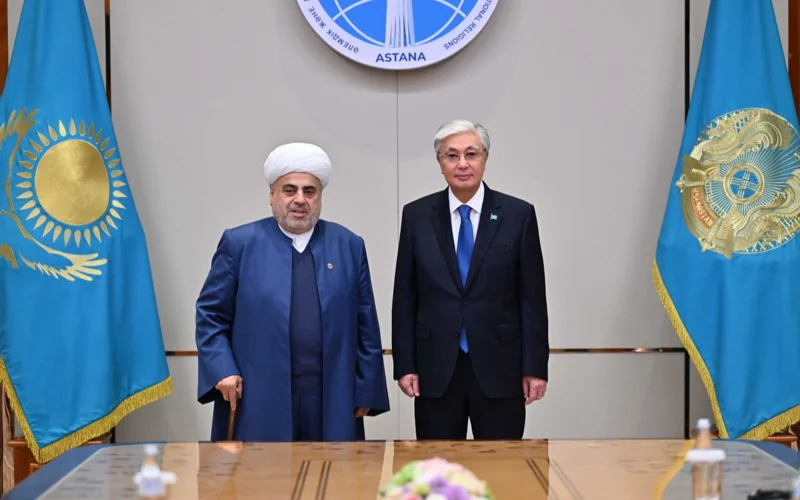 Глава государства принял председателя управления мусульман Кавказа