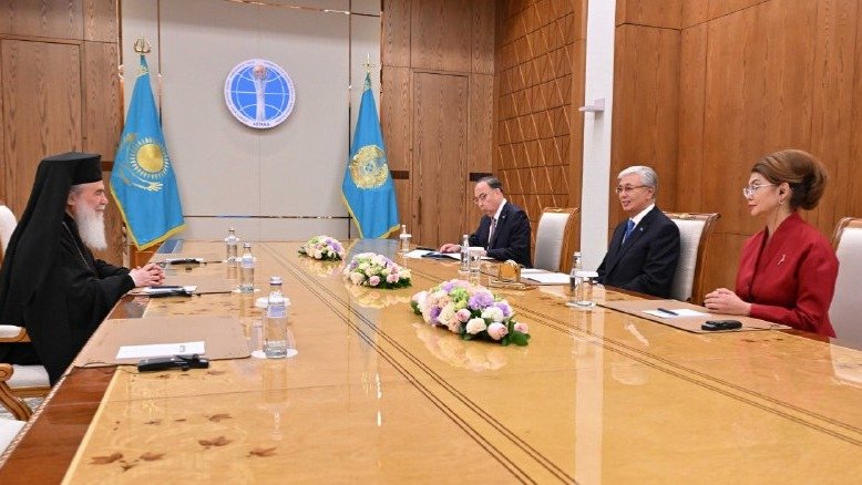 Memleket basshysy Ierýsalım Patrıarhy III Feofılmen kezdesti 