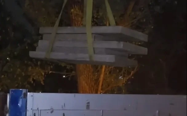 Кража гранитных плит с Большой Алматинки: возбуждено уголовное дело