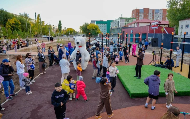 Елорданың Алматы ауданында жаңа аллея ашылды