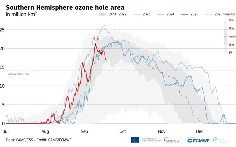 Antarctic ozone hole 