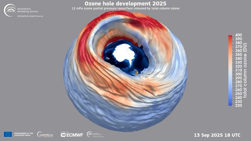 Antarctic ozone hole 