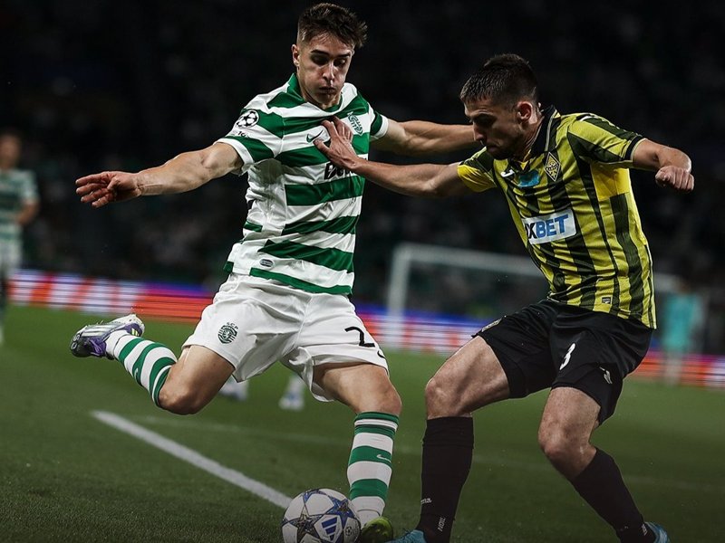 FC Kairat face defeat against Sporting in UEFA Champions League group stage Sporting SP