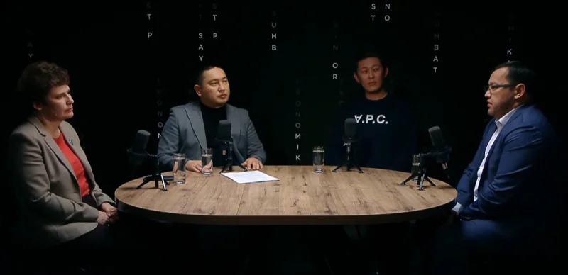 Кадр с подкаста BIZDIÑ ORTA