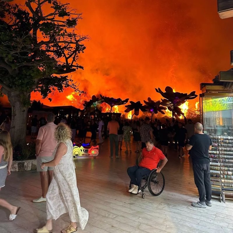 Турция, пожары