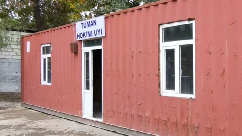 Президент сынына іліккен өзбекстандық аудан әкімі контейнерде тұрып жатыр