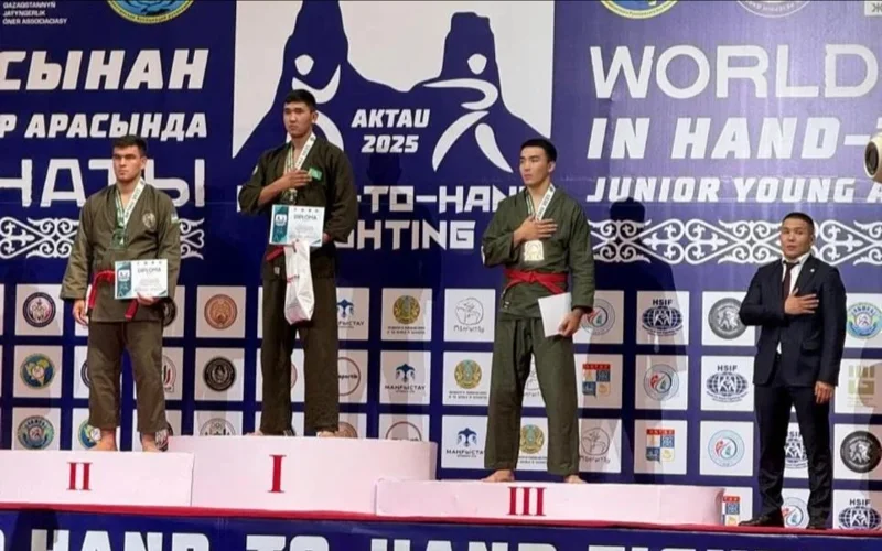 Kazakh servicemen win gold and silver at Hand-to-Hand Fighting Young Athletes World Championships