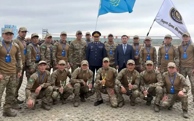 Казахстанские полицейские стали серебряными призерами международного турнира в Урумчи