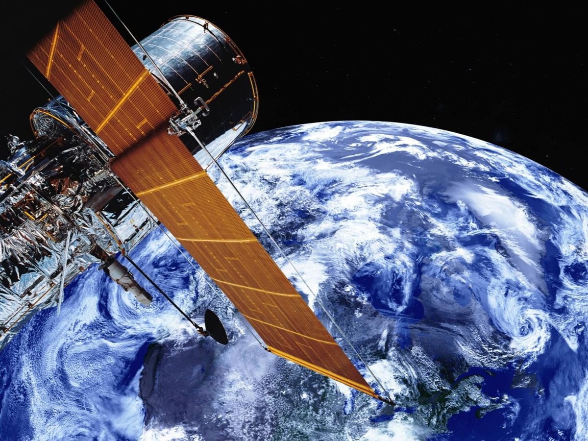 Earth's core satellite image