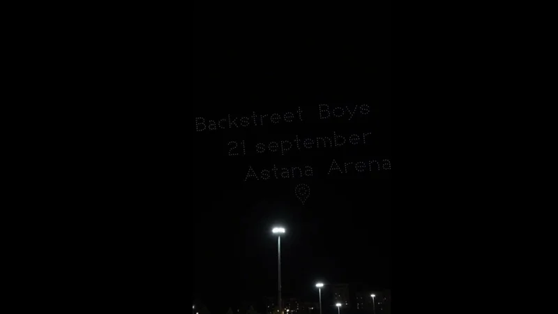 Backstreet Boys kontserti áserli dron-shoýmen aıaqtaldy