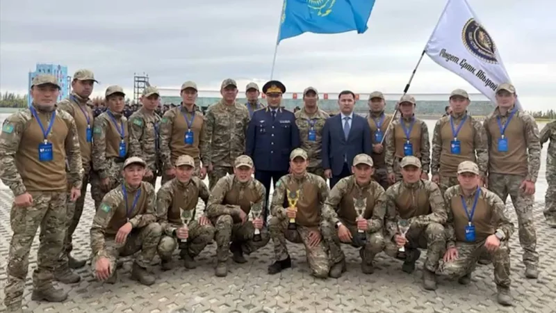 Қазақстандық полицейлер халықаралық турнирде күміс жүлдегер атанды