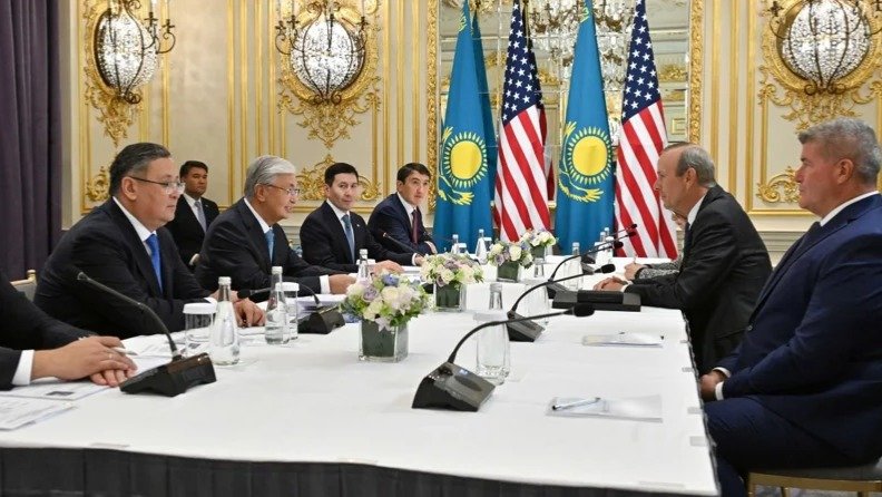 Kazakhstan accounts for about 25% of Chevron's global production Kazakh President's meeting with Chevron