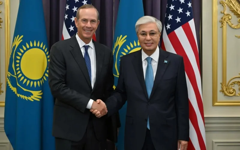 Kazakhstan President and Chevron CEO