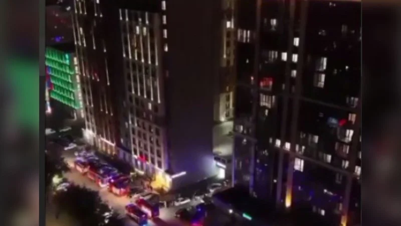 пожар в кафе Караганды