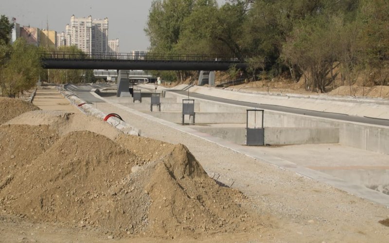 Үлкен Алматы өзені жағалауын жаңғырту жұмыстары 2026 жылы аяқталады