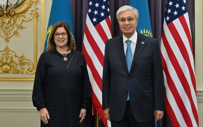 Kassym-Jomart Tokayev meets President of U.S. Chamber of Commerce Suzanne Clark