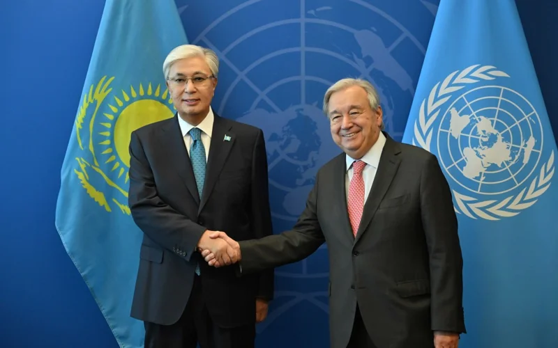 Касым-Жомарт Токаев провел встречу с Генеральным секретарем ООН