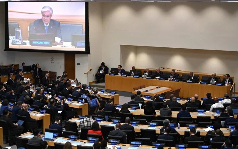 Kazakhstan attends the High-level Meeting on the Global Development Initiative held by China