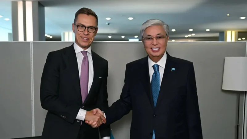 President Tokayev held talks with the President of Finland