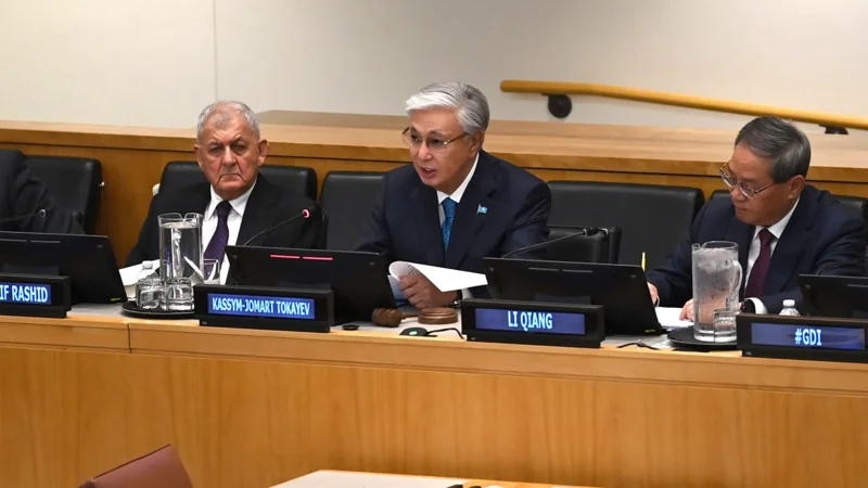 Мемлекет басшысы Қытайдың жаһандық бастамасы жөніндегі жоғары деңгейдегі кеңеске қатысты