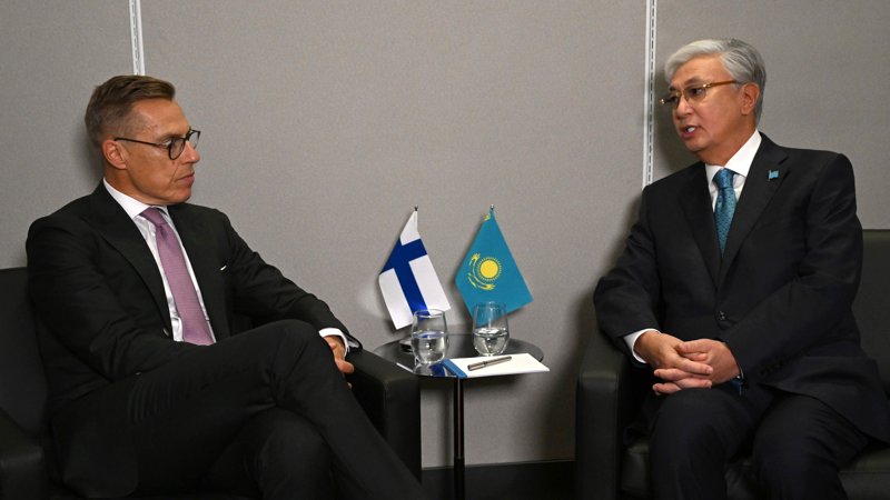 President Tokayev held talks with the President of Finland