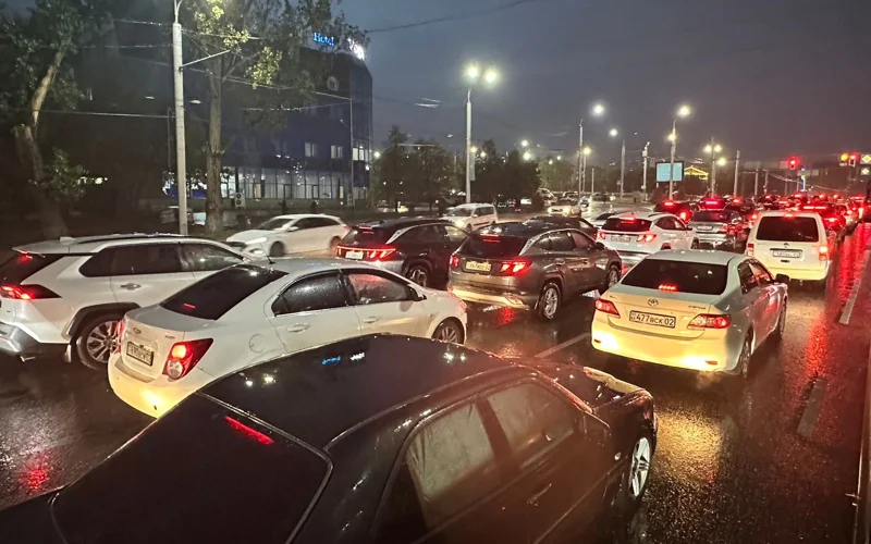 10-балльные пробки зафиксированы в Алматы